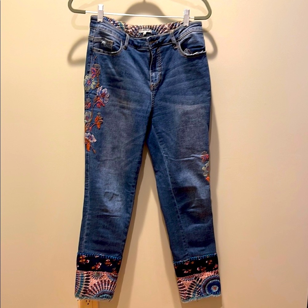 John Mark Embroidered Jeans
